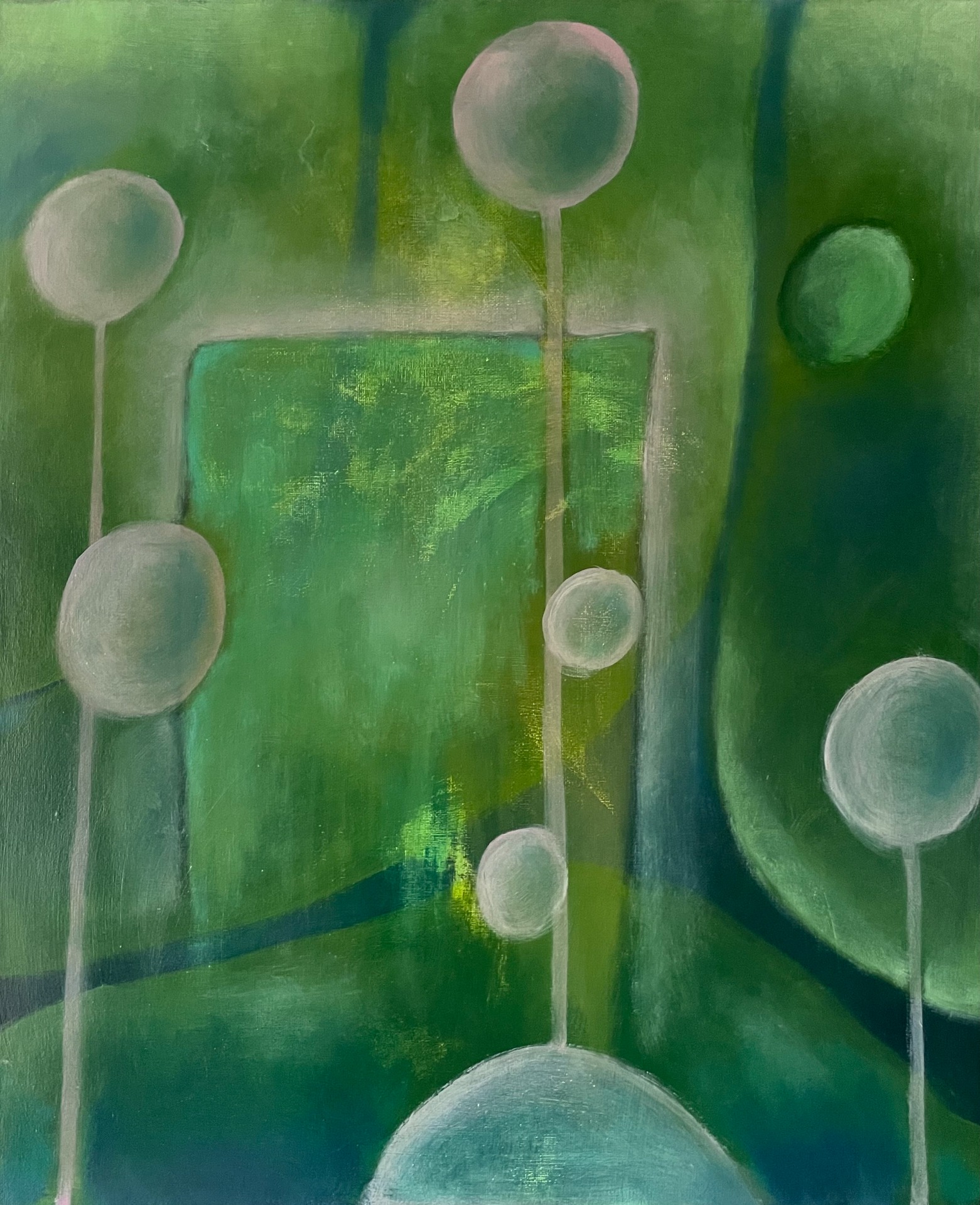 Other worlds 3 Oil on canvas