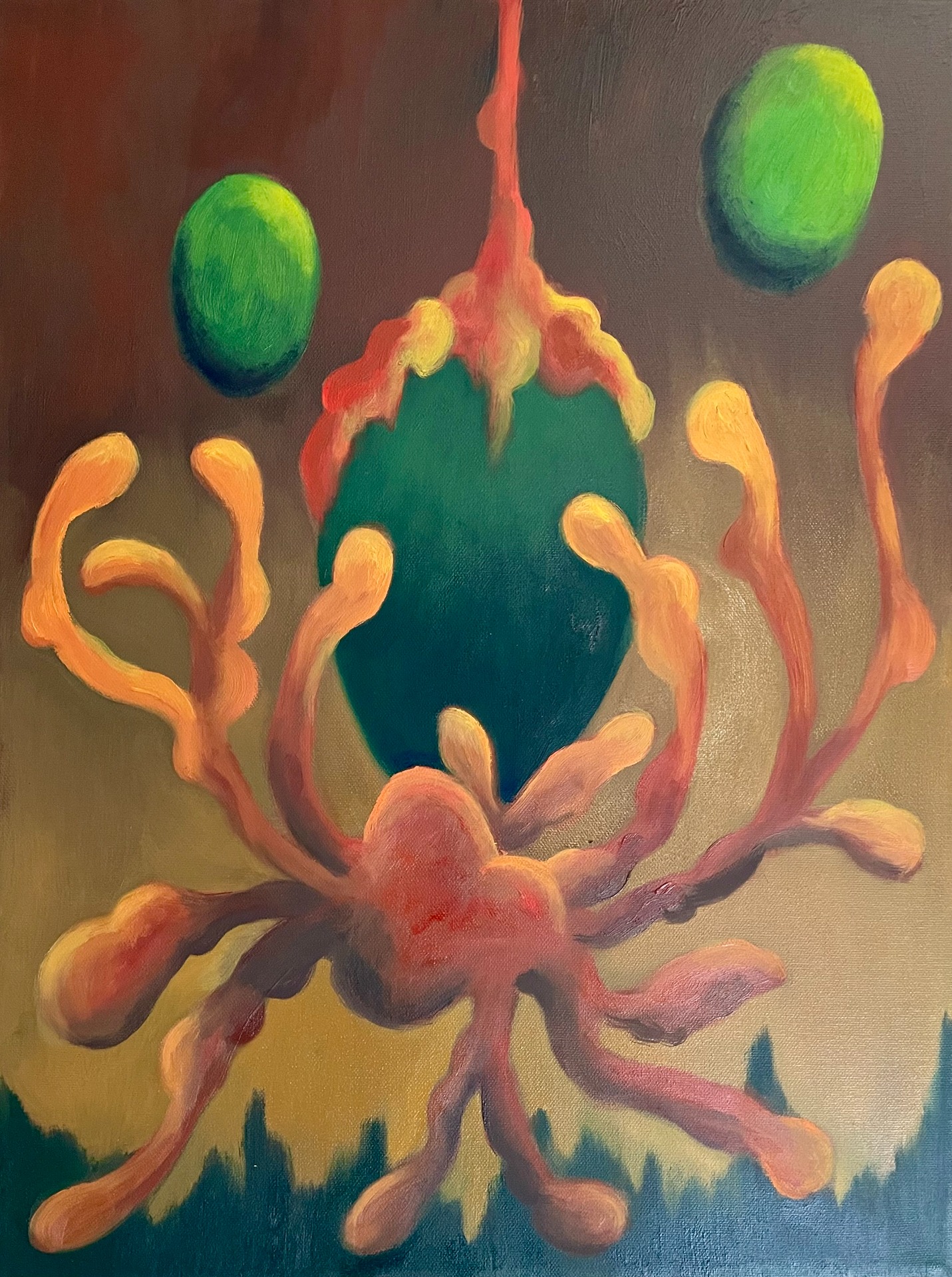 Other Worlds 4 Oil on Canvas