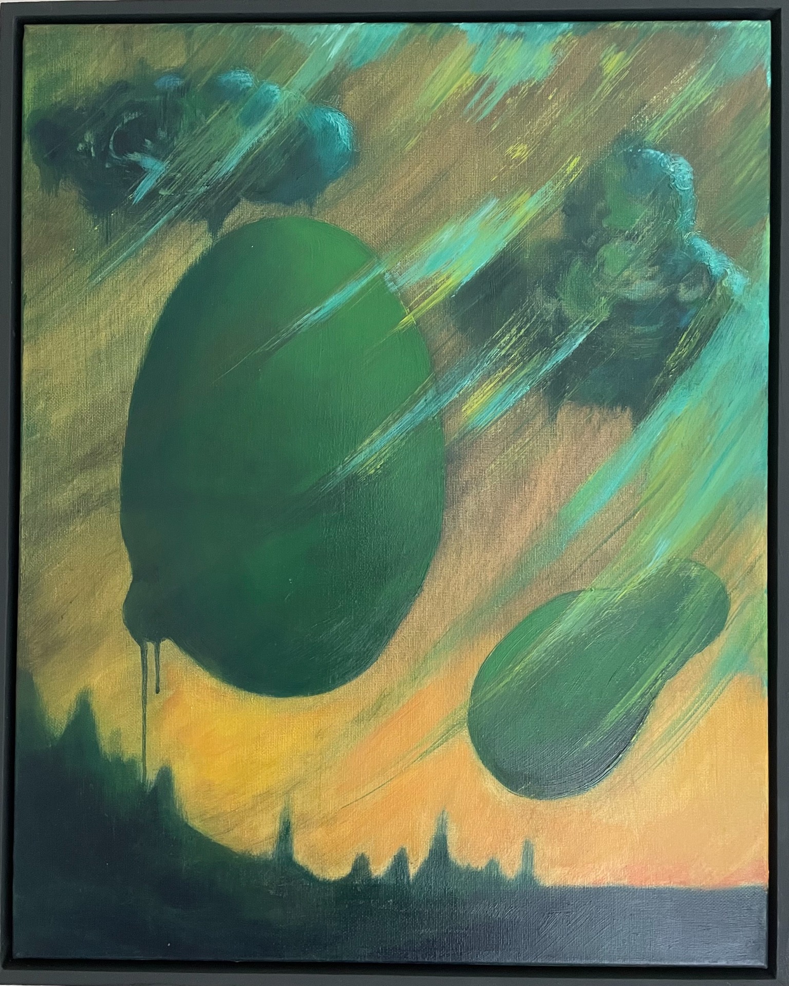 Desert Storm Oil on Canvas 42 x 52 cm frame size